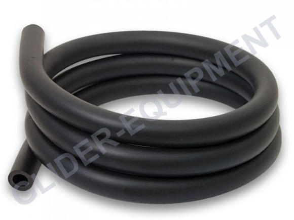 Rubber instrumentenslang zwart 5x8mm 1 METER [GE73100]